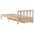Estructura de cama sin colchón madera maciza pino 75x190