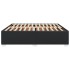 Estructura de cama sin colchón cuero sintético negro 180x200
