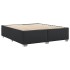 Estructura de cama sin colchón cuero sintético negro 180x200