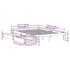 Estructura cama con cajones madera de pino maciza 140x200