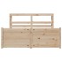 Estructura de cama con cabecero madera de pino blanco