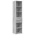 Armario estrecho madera ingeniería gris Sonoma 40x42,5x225