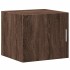 Armario estrecho madera ingeniería marrón roble 45x42,5x225