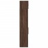 Armario estrecho madera ingeniería marrón roble 45x42,5x225