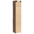 Armario estrecho madera ingeniería marrón roble 45x42,5x225