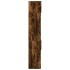 Armario estrecho madera ingeniería roble ahumado 45x42,5x225