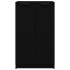 Mueble zapatero madera contrachapada negro 59x35x100
