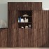 Armario de madera ingeniería marrón roble 70x42,5x225