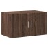 Armario de madera ingeniería marrón roble 70x42,5x225