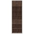 Armario de madera ingeniería marrón roble 70x42,5x225