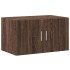 Armario de madera ingeniería marrón roble 70x42,5x225