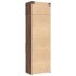 Armario de madera ingeniería marrón roble 70x42,5x225