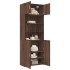 Armario de madera de ingeniería marrón roble 80x42,5x225