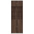 Armario de madera de ingeniería marrón roble 80x42,5x225