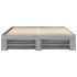 Estructura de cama sin colchón gris Sonoma 160x200