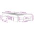 Estructura de cama madera de ingeniería gris hormigón