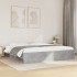 Estructura de cama sin colchón gris hormigón 180x200