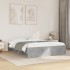 Estructura de cama sin colchón gris hormigón 160x200