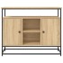 Aparador de madera de ingeniería roble Sonoma 100x35x80
