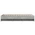 Estructura de cama madera de ingeniería gris hormigón 90x190