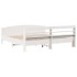 Cama sin colchón madera maciza de pino blanca 180x200