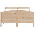 Estructura de cama sin colchón madera maciza de pino 140x190