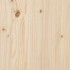 Estructura de cama sin colchón madera maciza de pino 140x190