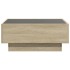 Mesa de centro y LED madera ingeniería roble Sonoma 70x50x30