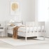 Estructura de cama sin colchón madera maciza marrón 75x190