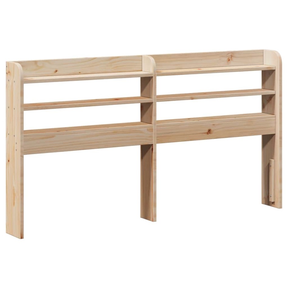Estructura de cama sin colchón madera maciza de pino 100x200