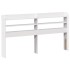 Estructura de cama con cabecero madera de pino blanco