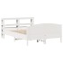 Estructura de cama sin colchón madera maciza de pino 160x200