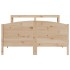Estructura de cama sin colchón madera de pino blanco 150x200