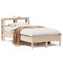 Estructura de cama sin colchón madera maciza de pino 100x200