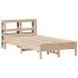 Estructura de cama sin colchón madera maciza de pino 100x200