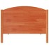 Estructura de cama sin colchón madera maciza marrón 90x190