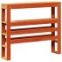 Estructura de cama sin colchón madera maciza marrón 90x190