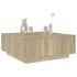 Mesa de centro madera de ingeniería roble Sonoma 100x100x40