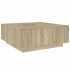 Mesa de centro madera de ingeniería roble Sonoma 100x100x40