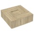Mesa de centro madera de ingeniería roble Sonoma 100x100x40