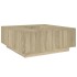 Mesa de centro madera de ingeniería roble Sonoma 100x100x40