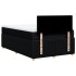 Cama box spring con colchón tela negro 120x190