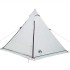 Tienda familiar tipi 6 personas tela opaca impermeable