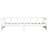 Sofá cama sin colchón madera maciza de pino blanco 80x200