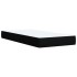 Cama box spring con colchón tela negro 100x200