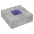 Mesa de centro con Infinity LED gris hormigón 100x100x40