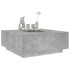 Mesa de centro con Infinity LED gris hormigón 100x100x40