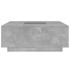 Mesa de centro con Infinity LED gris hormigón 100x100x40