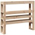 Estructura de cama sin colchón madera maciza de pino 100x200