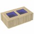 Mesa de centro con Infinity LED roble Sonoma 116x69x40